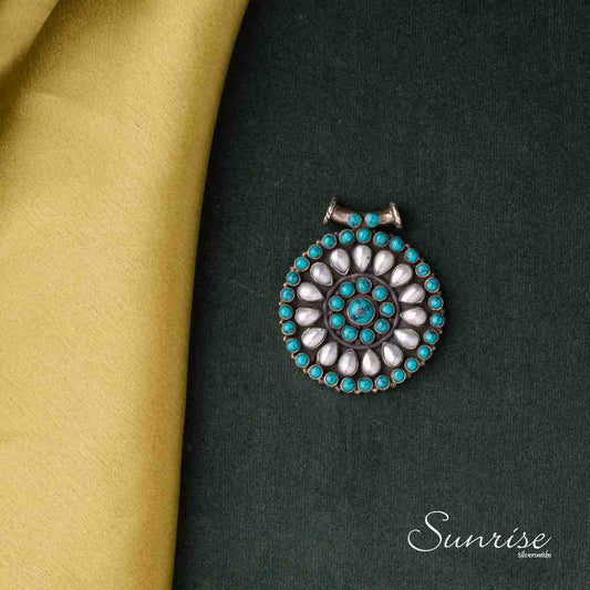 TURQUOISE  OXI PENDANT