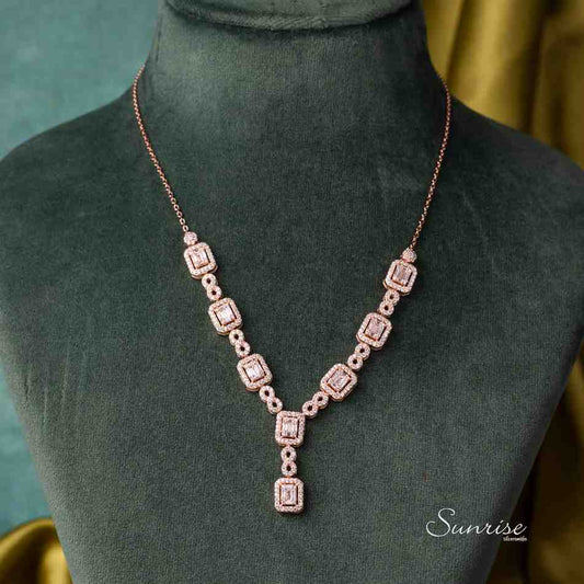 ROSE GOLD NECKLACE SET