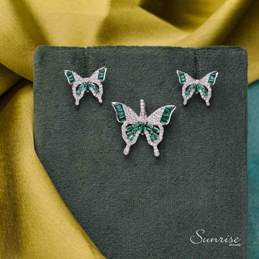 BUTTERFLY PENDANT SET