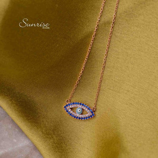 ROSE GOLD EVIL EYE CHAIN