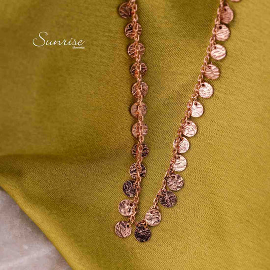 ROSE GOLD CHARM NECK CHAIN