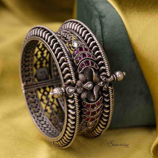 FLORAL OXIDISED KADA