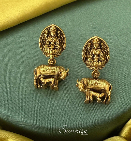 KAMDHENU LAKSHMI EARRINGS