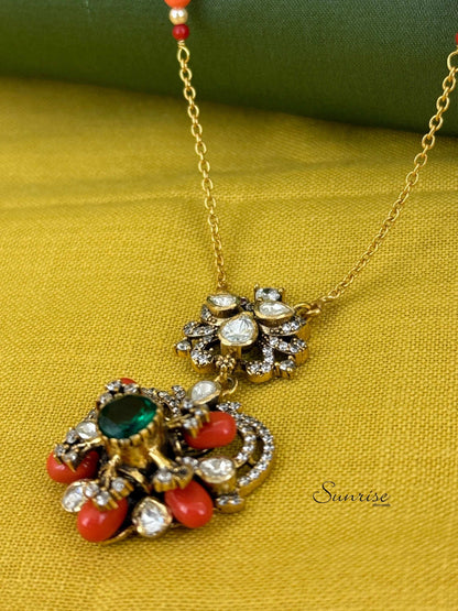 VICTORIAN CORAL NECKLACE
