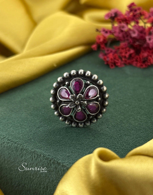 RUBY PINK OXI RING