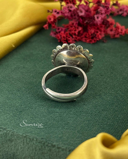 ANTIQUE OXIDISED RING