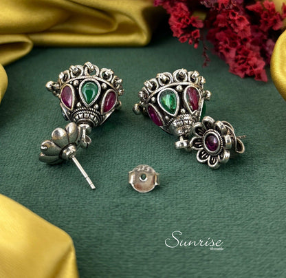 FLORAL OXI JHUMKA