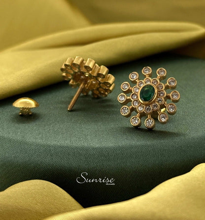 GREEN STONE GP STUDS