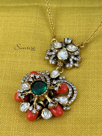VICTORIAN CORAL NECKLACE