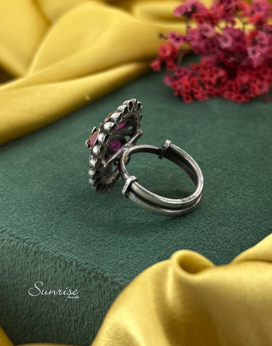RUBY PINK OXI RING