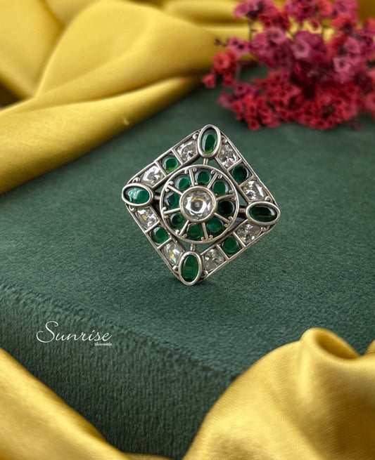 VINTAGE GREEN OXI RING
