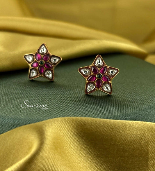 KUNDAN  STUDS