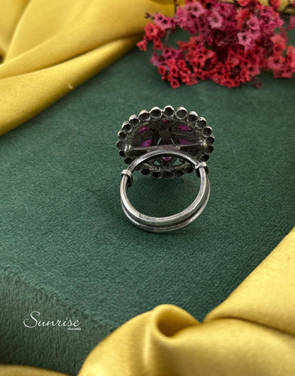 RUBY PINK OXI RING
