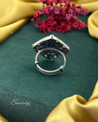VINTAGE GREEN OXI RING