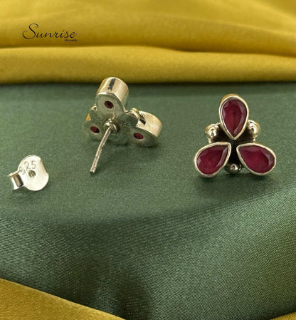 THREE PETAL STUDS