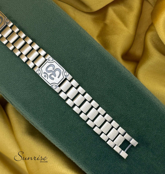 OM SILVER BRACELET