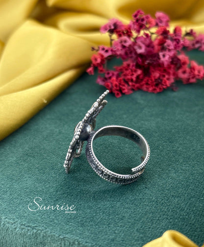 ETHNIC OXIDISED RING