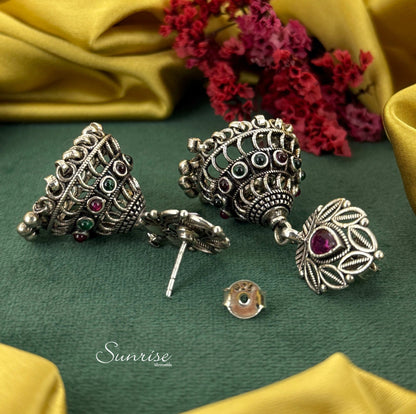 RUBY PINK OXI JHUMKA