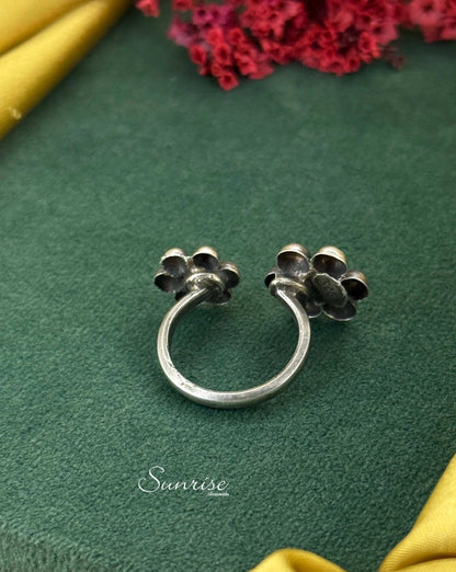 TWIN FLORAL OXI RING
