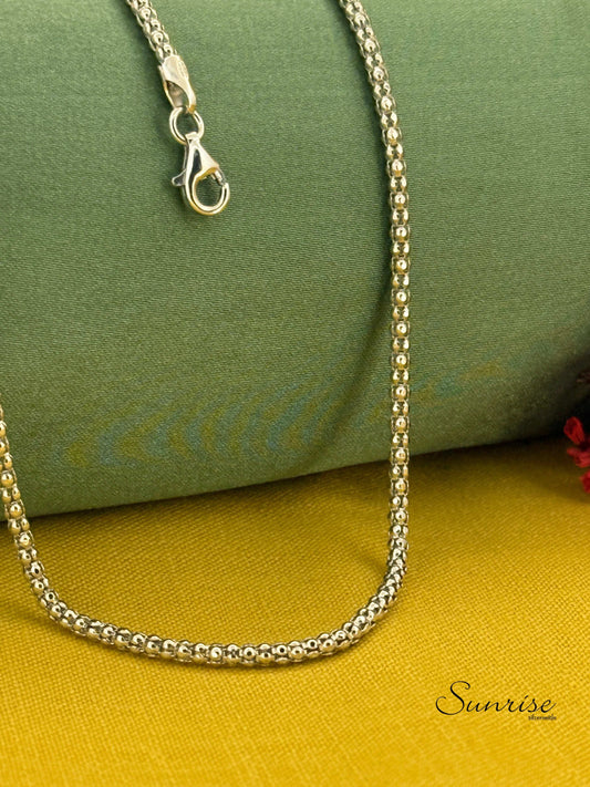 STERLING POPCORN CHAIN