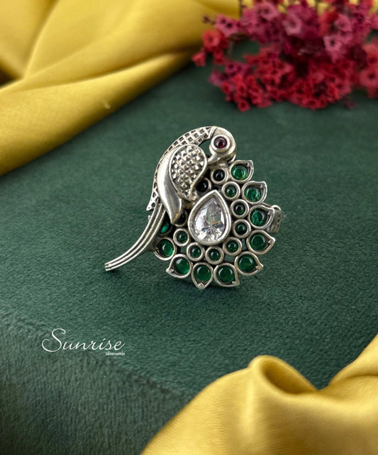 PEACOCK VANKI RING
