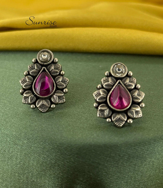 OXIDISED  TINY STUDS