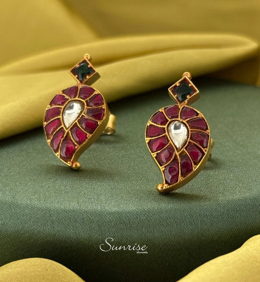 MANGO KUNDAN STUDS