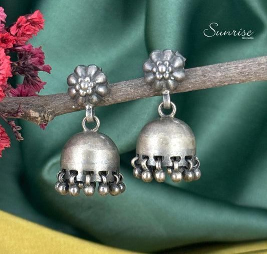 OXIDISED JHUMKA