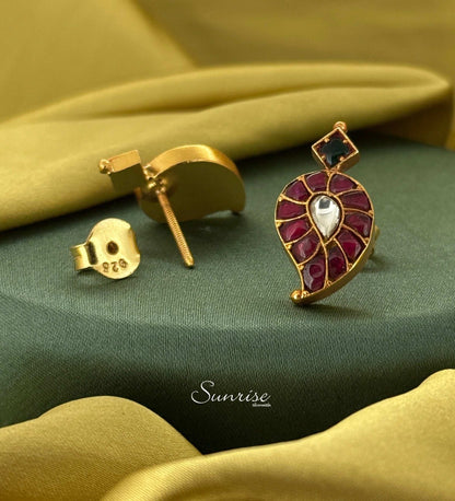 MANGO KUNDAN STUDS