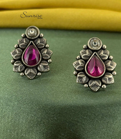 OXIDISED  TINY STUDS