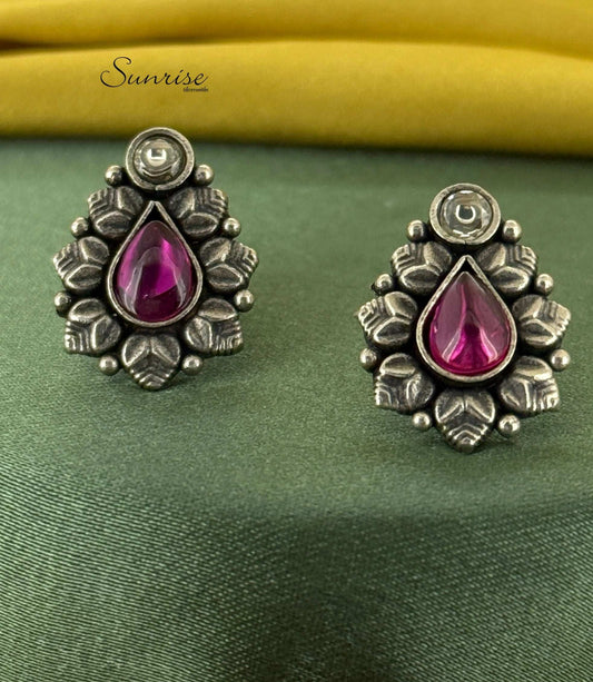 OXIDISED  TINY STUDS