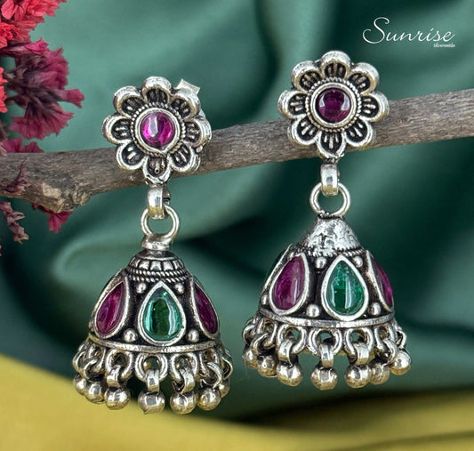 FLORAL OXI JHUMKA