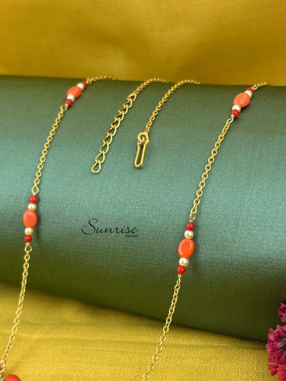 VICTORIAN CORAL NECKLACE