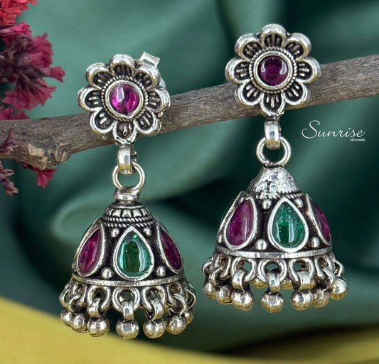 FLORAL OXI JHUMKA