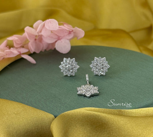 FLORAL PENDANT SET