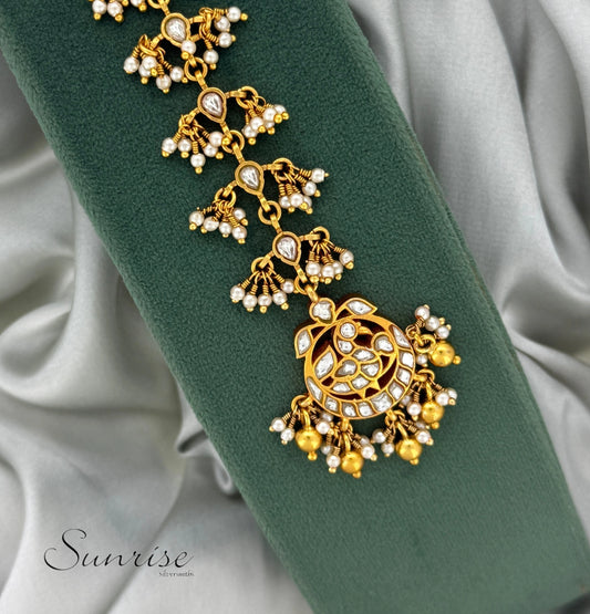 KUNDAN PEACOCK TIKKA