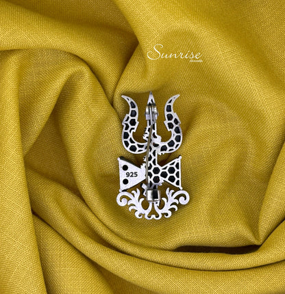 MAHADEV TRISHUL BROOCH