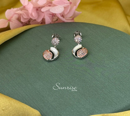 TWO TONE PENDANT SET