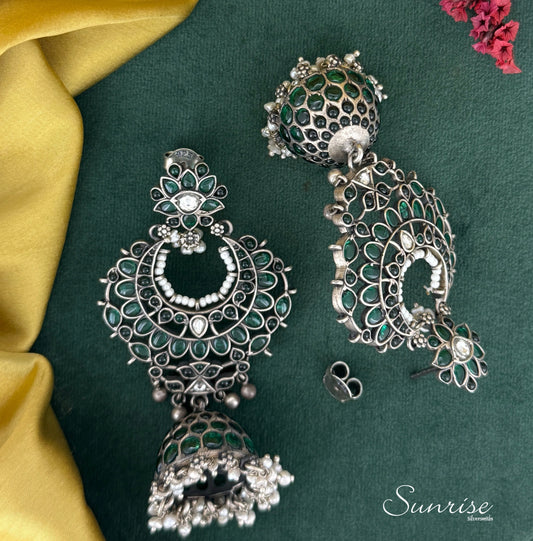 OXI GREEN JHUMKA