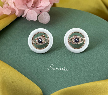 EVIL EYE ROSE GOLD PENDANT SET