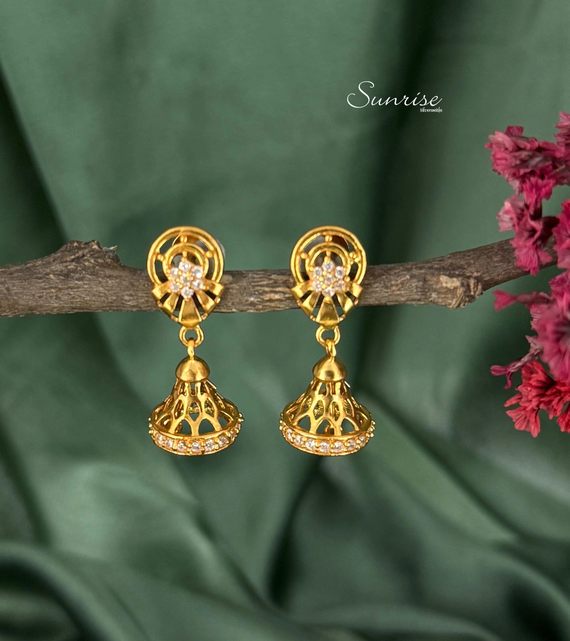 FANCY GP JHUMKA – Sunrise Silversmiths