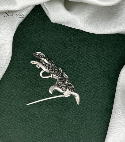 MARCASITE BUTTERFLY BROOCH