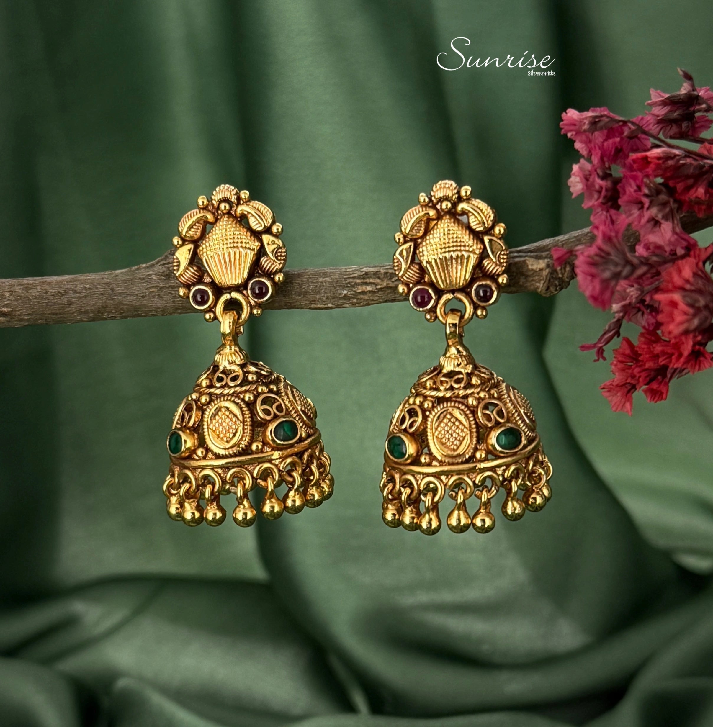 GP TRADITIONAL JHUMKA – Sunrise Silversmiths