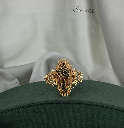 FUSION PEACOCK  FINGER RING
