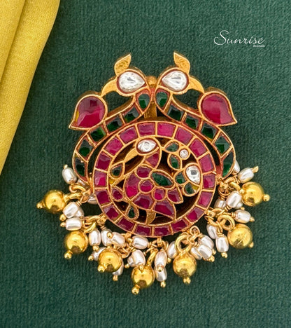 KUNDAN PEACOCK PENDANT