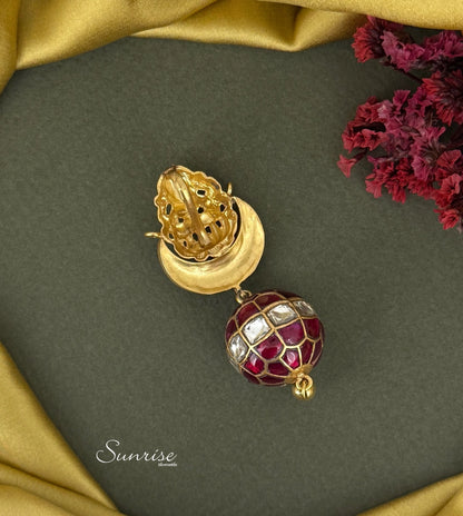 KUNDAN LAKSHMI PENDANT SET