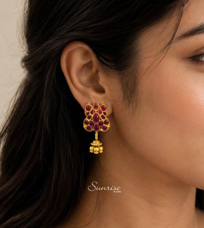 PEACOCK FUSION EARRINGS