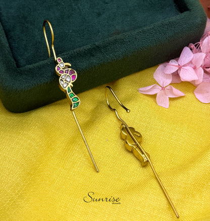 PEACOCK EARCUFFS
