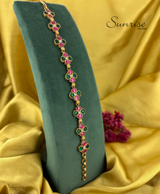 KUNDAN FLORAL GP BRACELET