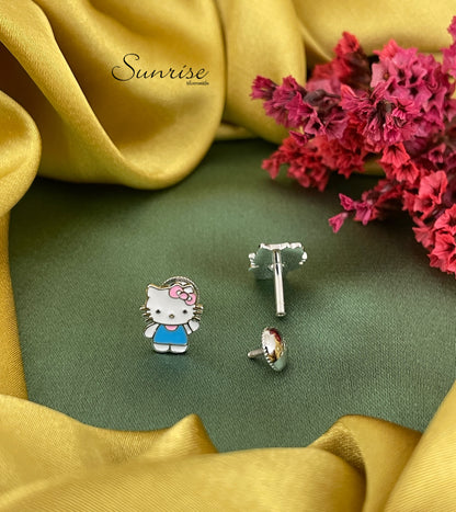 HELLO KITTY ENAMEL  PENDANT SET